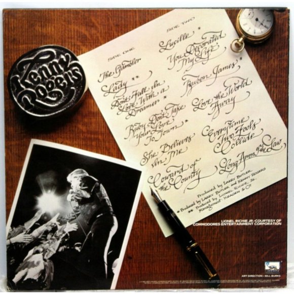 Vtg 1980 Kenny Rogers Greatest Hits LP Vinyl Record - Picture 2 of 6